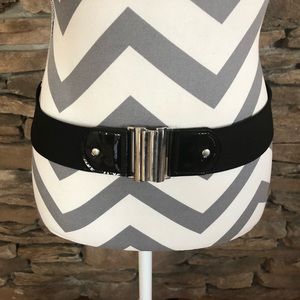 Black stretch belt